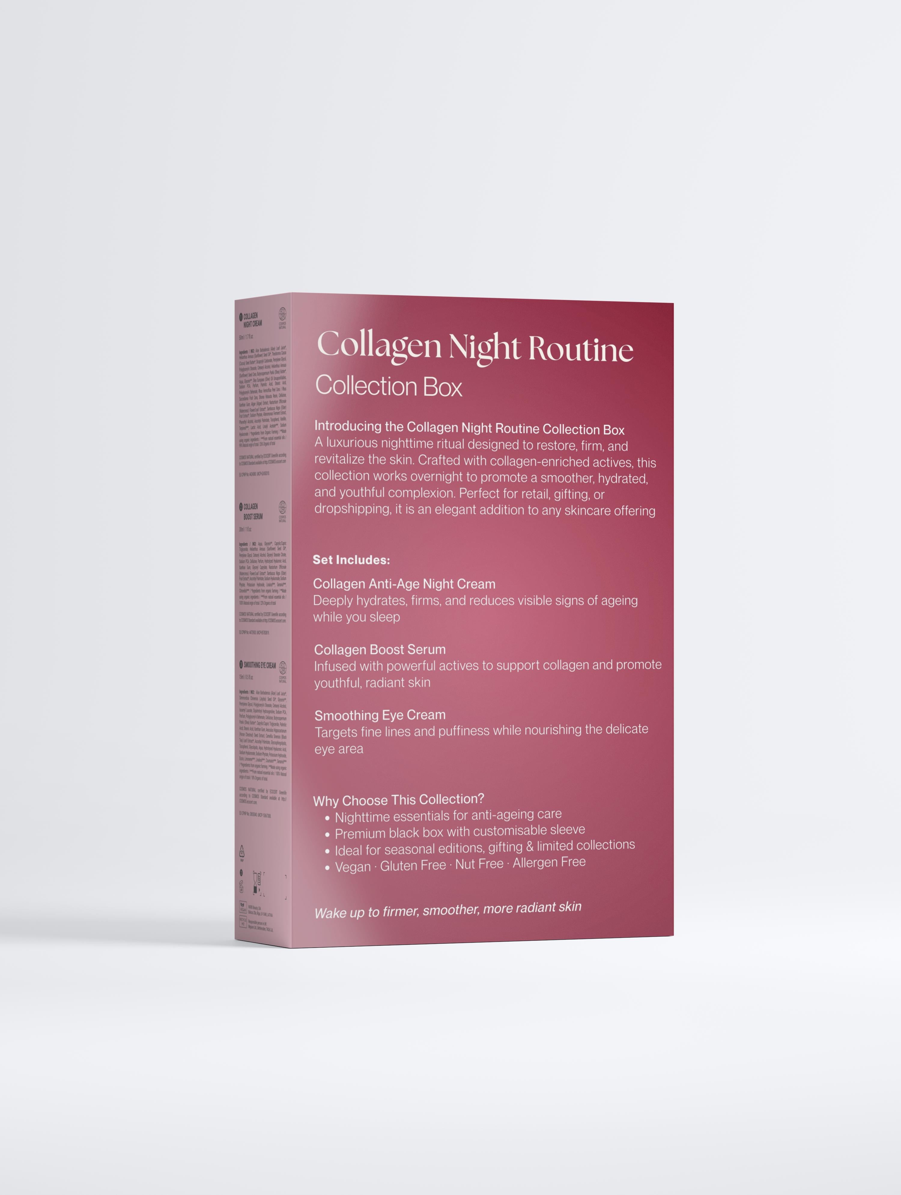 Kit de colección de rutina nocturna de colágeno